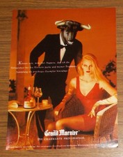 Seltene Werbung GRAND MARNIER Cognac - Die charmante Provokation - Stier 1990