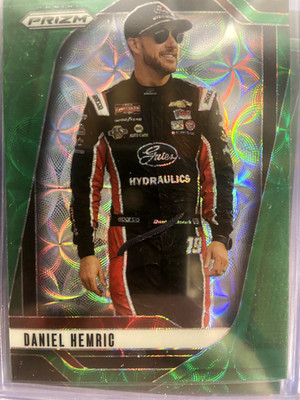 2025 Panini Prizm Daniel Hemric #42 Green Scope /149
