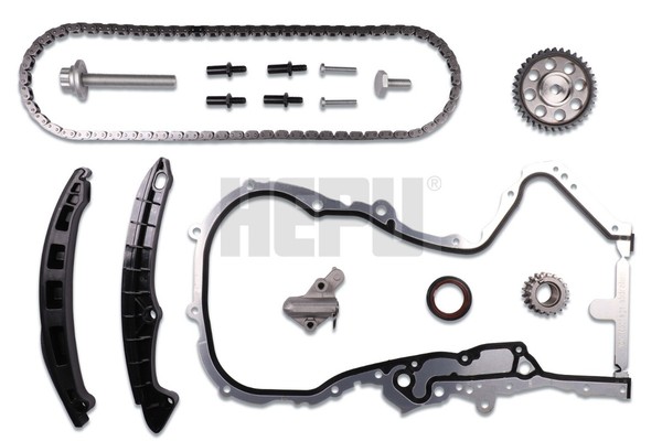 Hepu Steuerkettensatz 21-0382 FüR VW Tiguan Jetta 4 162 163 AV3 AV2 Golf 6 517 5-image
