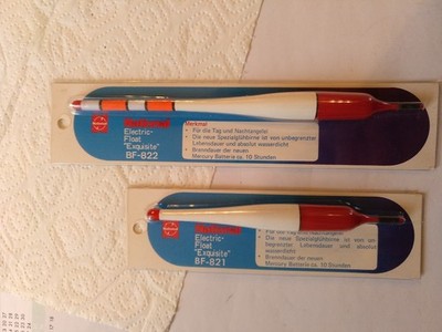 2x National Electric Float Leuchtschwimmer ca. 80er Jahre ev. Sammlerstücke