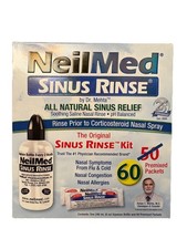 NeilMed Original Sinus Rinse Kit 60 Count Expires 9/29