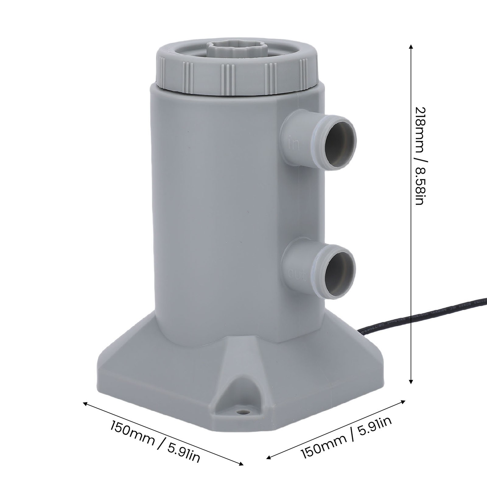 Nueva bomba de filtro de piscina de bajo ruido para mejorar la circulación en piscinas pequeñas