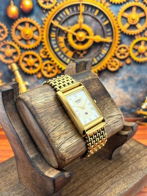 Vintage Seiko Slim Quartz Men's Wrist Watch - Free Shipping