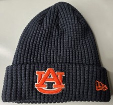 Auburn Tigers New Era Winter Knit Hat Cap Navy/Orange WDE One Size Fits Most