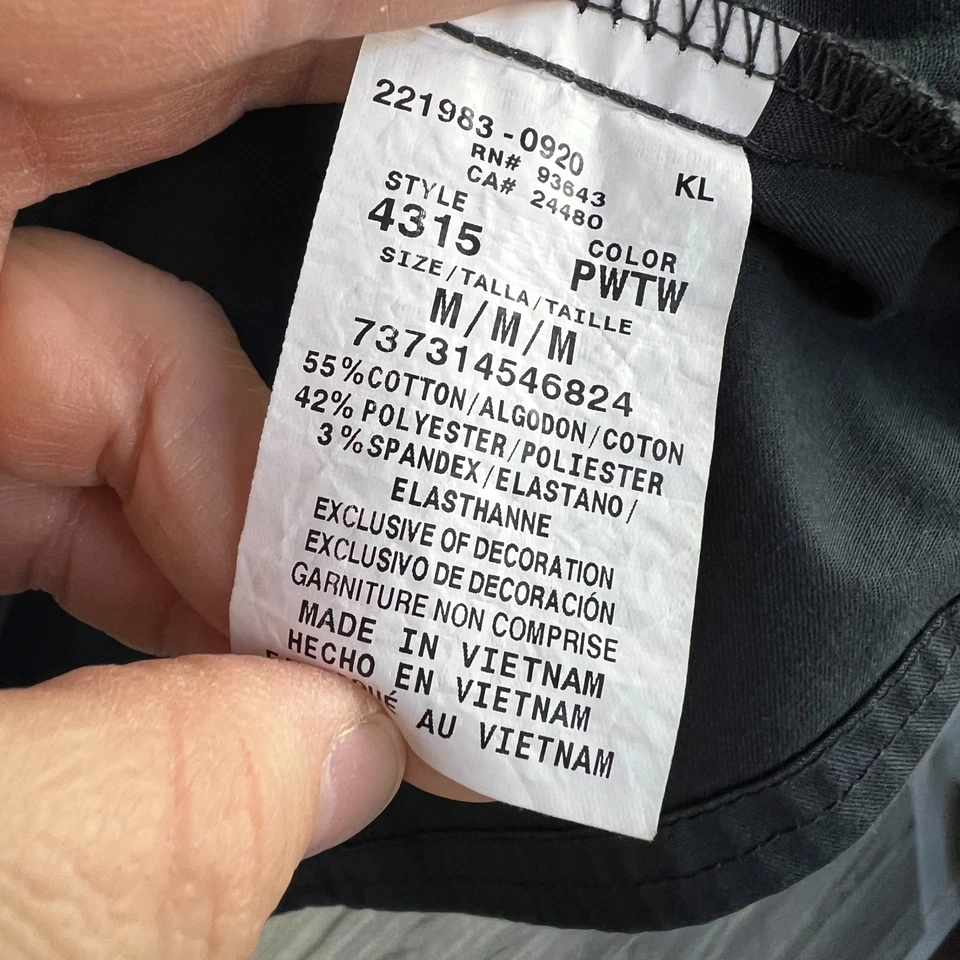 Cherokee Scrubs Jacket Women's M Gray Workwear Core Stretch Full Zip Workwear - Image 3 of 4