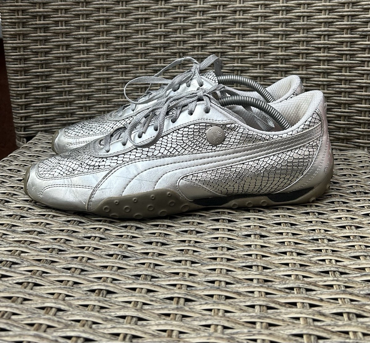 Vintage Y2k Puma X Mihara Yasuhiro MY-5 Reborn Snake Silver Low