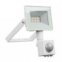 Led Fluter Strahler Weiß IP44 10W 830Lm Tageslicht 6000K Kalt Bewegungsmelder