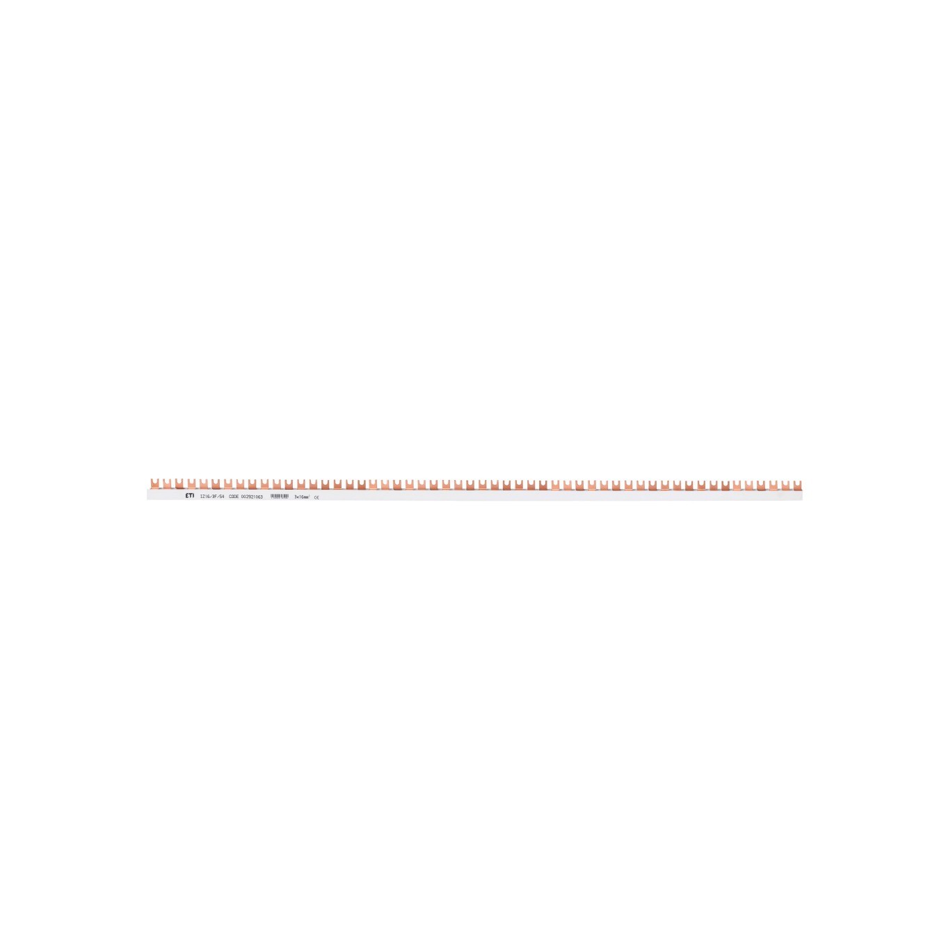 3P 100A 16mm² ETIBOX 002921063 Fork Connecting Rail