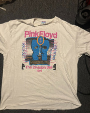 Vintage Pink Floyd The Division Bell 1994 Tour T-Shirt   Size XL   Double Sided