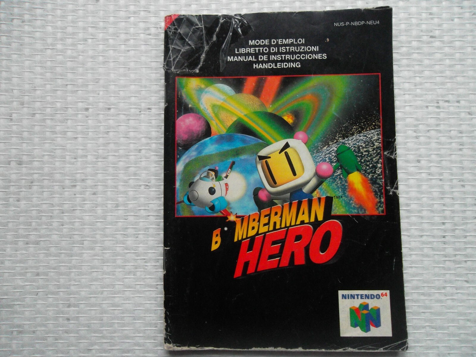 Notice Nintendo 64 / N64 Mode d'emploi Bomberman hero manual booklet *