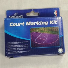 Spalding EZ NBA Basketball Court Lines Marking Stencil Kit Outdoor Driveway NEW