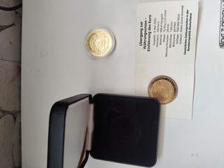 100 Euro Gold Münze Währungsunion "D" 2002