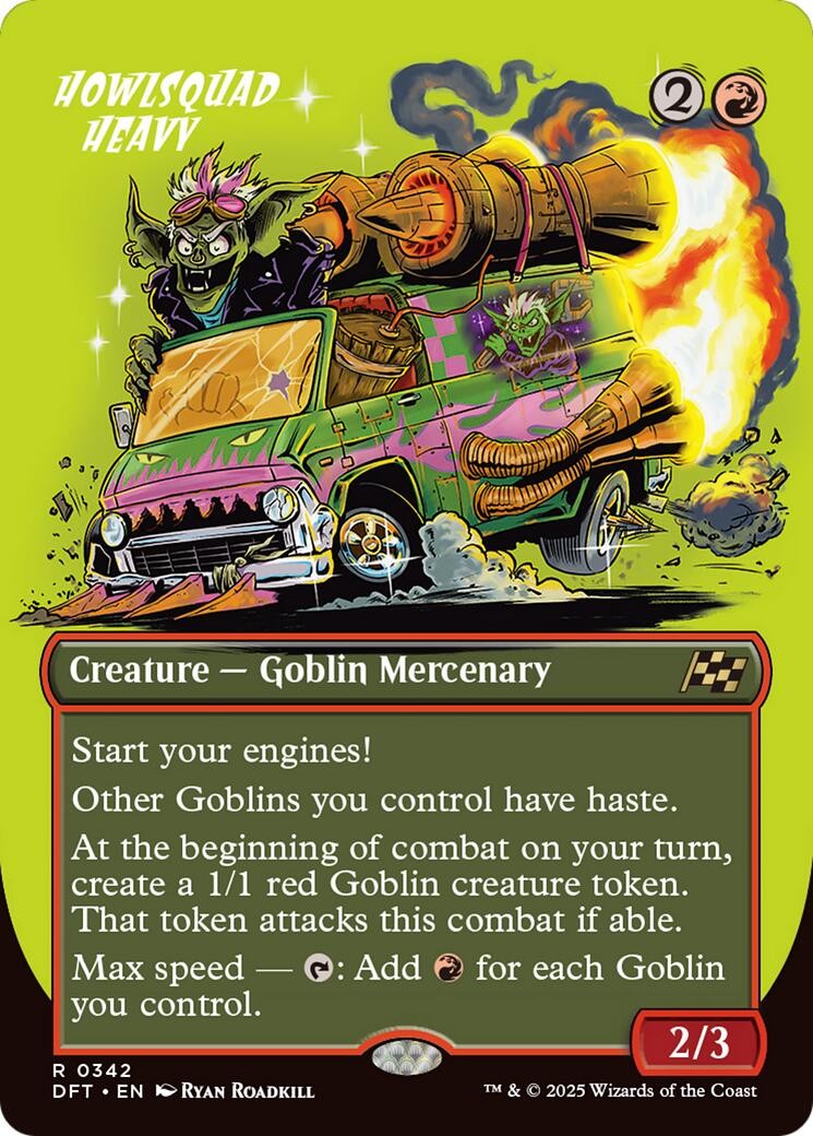 Howlsquad Heavy (Borderless) Aetherdrift Magic 342 Near Mint Rare