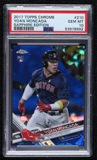 2017 Topps Chrome Sapphire /250 Yoan Moncada #210 Rookie RC 02u3