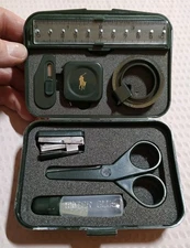 Polo Ralph Lauren Amenity Kit RARE Hard Case Office Supplies 1990s Unused