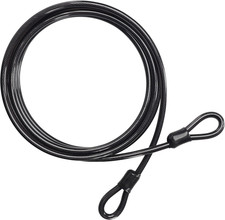 Belle Vous Bike Security Cable Lock - 4.5M/15Ft Long and 10Mm Thick Heavy Duty B