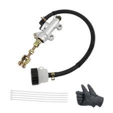 Universal Rear Brake Master Cylinde With Reservoir Rubber Gloves Replacement