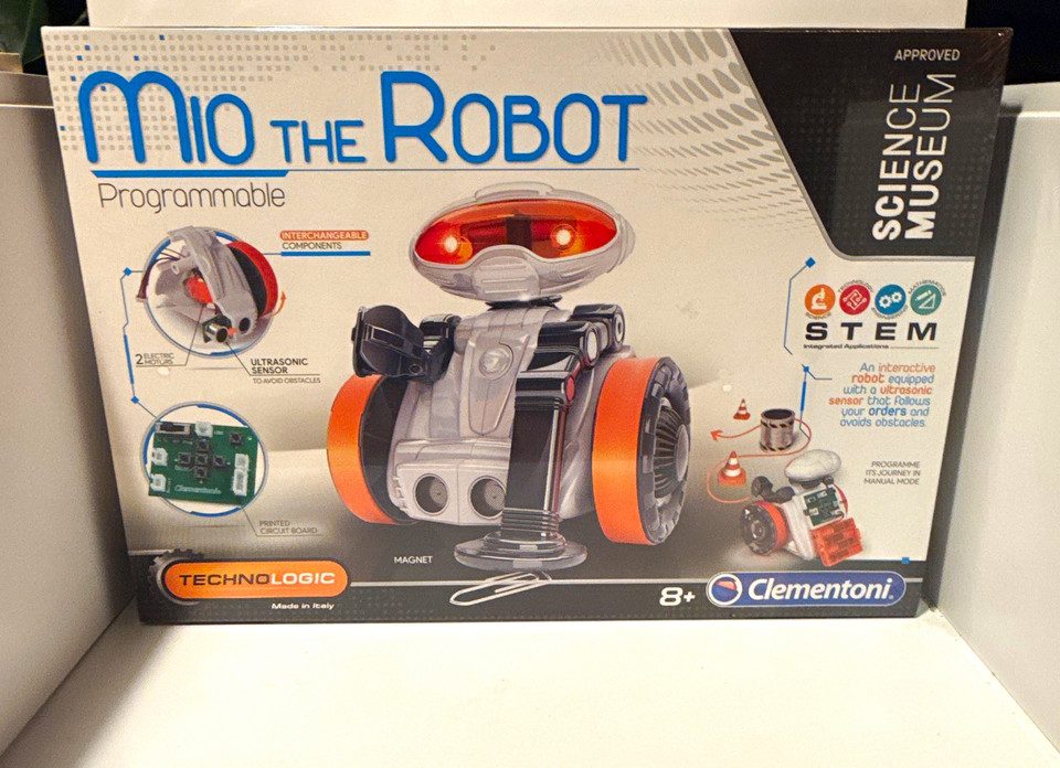 Clementoni Mio the Robot Programmable STEM Science Museum Kit 61116 Age 8-11