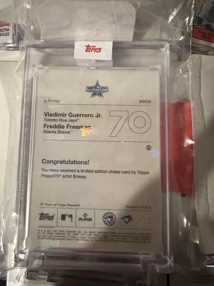 Topps Project 70 Ermsy Complete 21 Card Set w/All star card + LE Print PR 1581 - Image 4 of 4