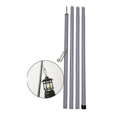 Campingstange Planenstange 19 mm Rohrdurchmesser 4-teilig modular stabil tragfä
