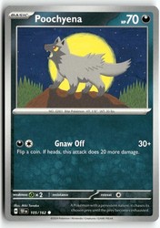 Poochyena 105/162 Temporal Forces Common