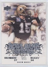 2011 Upper Deck College Football Legends Bowl Game Heroes Drew Brees #BGH-DB 2z3