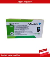 70C2XCE Lexmark Cs510De WkłAd Z Tonerem Cyjan
