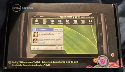 Dell Streak 5 5'' widescreen tablet new NOS android