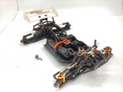 Vintage HPI Racing Trophy Flux 1/8 Truggy Roller Slider Chassis + Servo Upgraded