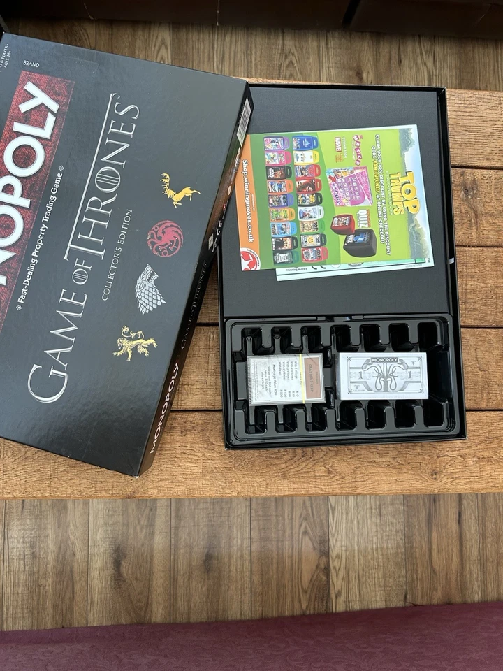 Monopoly Game Of thrones, Collectors Edition, Board Game - Image 2 of 4