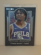 2021-22 Panini Recon #3 Tyrese Maxey Future Legends Philadelphia 76ers