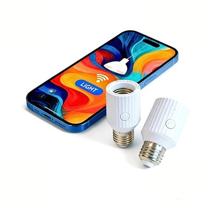 Smart Wi-Fi Light Bulb Socket Adapter, Voice for Alexa/Google, Smart Life App...