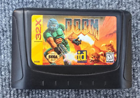 Doom Sega 32X Genesis Game Original Box Cartridge ~ No Manual