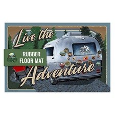 Rivers Edge Products Rubber Door Mat, 26" x 17" Anti-Slip Indoor or Outdoor