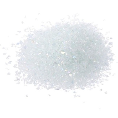 3.5 Oz (100g) Broken Crushed Glass Glitter Shards 2-4mm Crushed Glass Irregul...