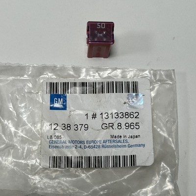 Vauxhall Astra H Zafira B 50A Amp Electrical 1x Fuse Genuine Opel GM 13133862