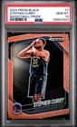 2024 PANINI PRIZM BLACK BK PRIZM #7 STEPHEN CURRY 99/225 PSA 10