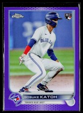 2022 Topps Chrome Update Gosuke Katoh Purple #USC42