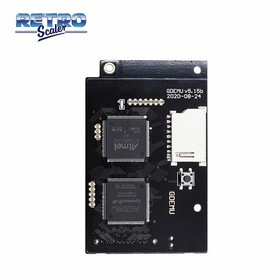 Optical drive emulation board for legacy console with SD card image support