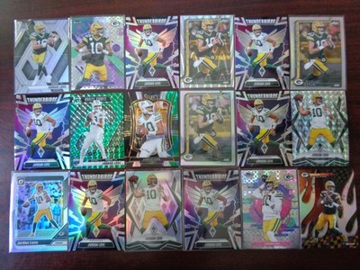 Jordan Love ALL Refractor/Prizm/Color Football Card Lot of 18-PACKERS