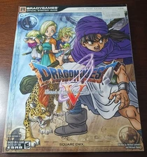 Dragon Quest V: Hand of the Heavenly Bride Strategy Guide Book DS Version 