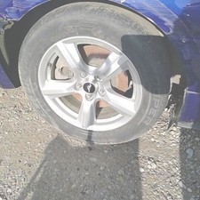 Wheel 17x7-12 Aluminum 5 Spoke Sparkle Silver Fits 15-19 Mustang 5572050