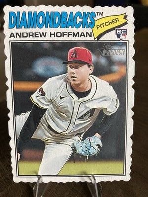 2026 Topps Heritage Andrew Hoffman RC Deckle Edge SP Die-Cut Diamondbacks