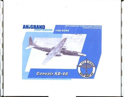 Anigrand Models 1/72 CONVAIR XB-46 Long Range Bomber