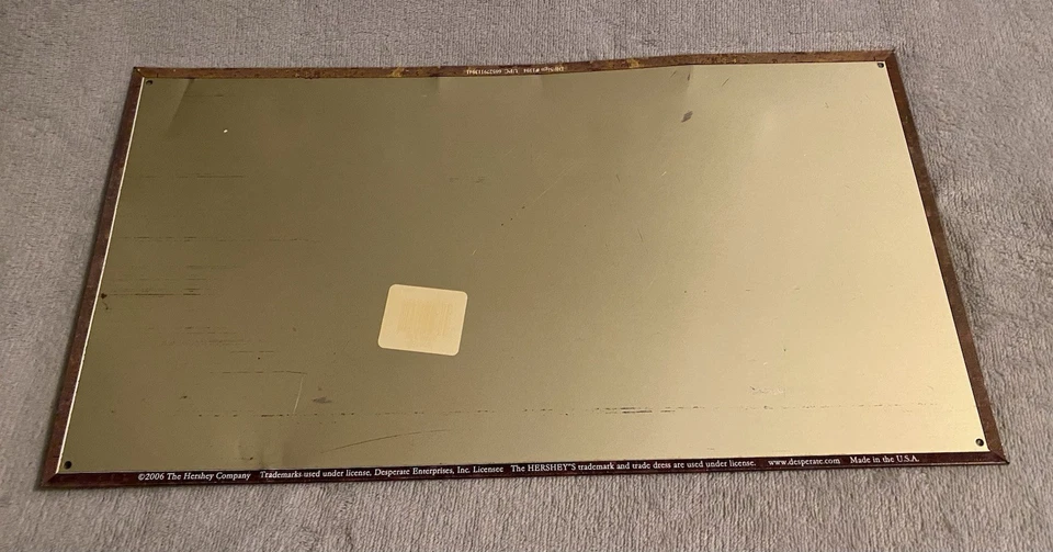 Vintage Hershey's Sweet Milk Chocolate Retro Horizontal Metal Sign 8 1/2” X 16” - Image 2 of 4