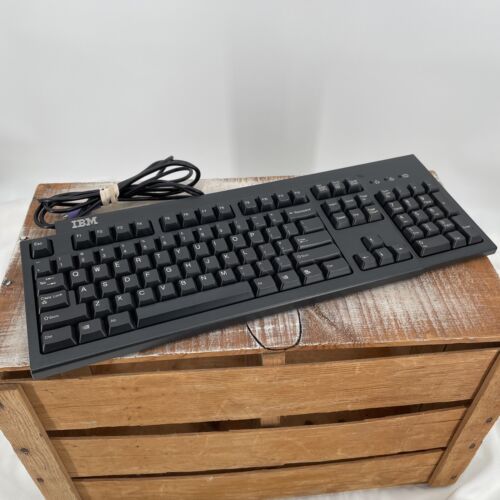IBM KB-9910 Black PS/2 Wired Keyboard IBM