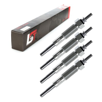 4x Glühkerzen Stabglühkerzen 12 Volt für ASIA MOTORS ROCSTA 2.2 D 45KW