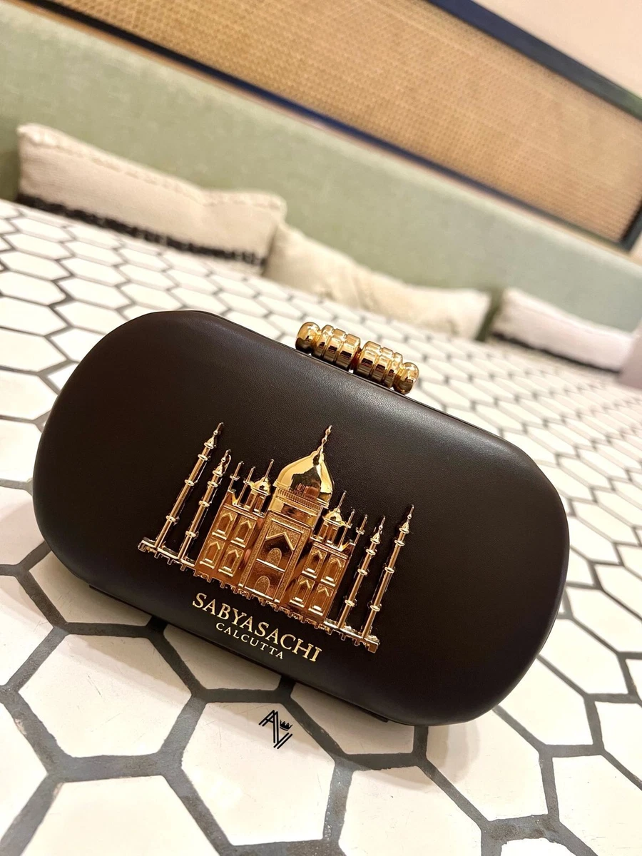Sabyasachi black clutch sales