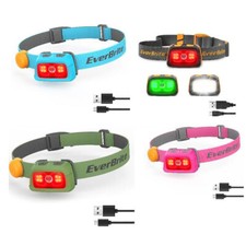 EverBrite Rechargeable Headlamp Head Lights 7 Lighting Modes Memory Function USA