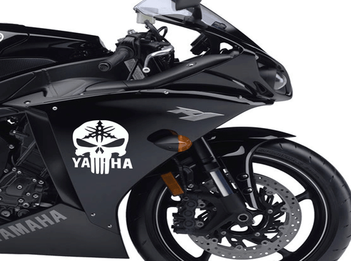 PEGATINA CALCOMANÍA ESTILO YAMAHA CALAVERA - Imagen 3 de 12